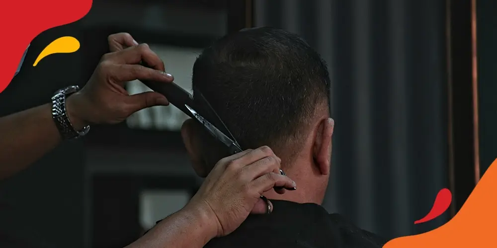 Potongan rambut 2 jari